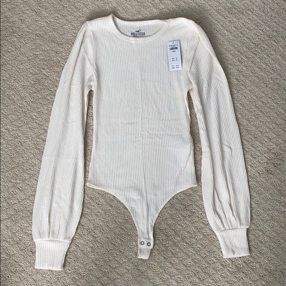 Hollister Balloon Sleeve Sweater Body Suit